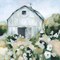 Summer Barn One Window Neutral by Katrina Pete 24" x 24" Canvas Wall Art